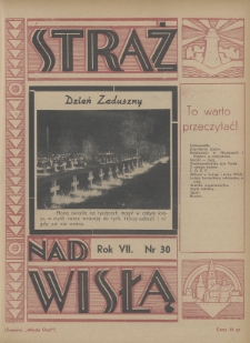 Straż nad Wisłą : (dawniej „Młody Gryf”). 1937, nr 30