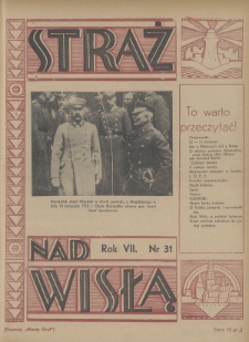 Straż nad Wisłą : (dawniej „Młody Gryf”). 1937, nr 31