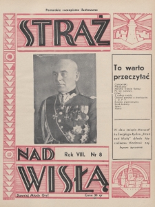 Straż nad Wisłą : pomorskie czasopismo ilustrowane : dawniej „Młody Gryf”. 1938, nr 8