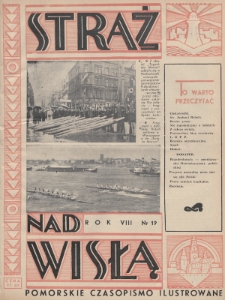 Straż nad Wisłą : pomorskie czasopismo ilustrowane. 1938, nr 19