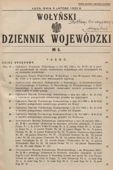 Wołyński Dziennik Wojewódzki. 1935, nr 3