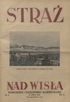 Straż nad Wisłą : pomorskie czasopismo ilustrowane. 1939, nr 14