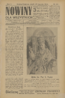 Nowiny : dziennik ilustrowany dla wszystkich. R.2, 1904, nr 23