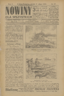 Nowiny : dziennik ilustrowany dla wszystkich. R.2, 1904, nr 37