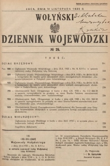 Wołyński Dziennik Wojewódzki. 1935, nr 26