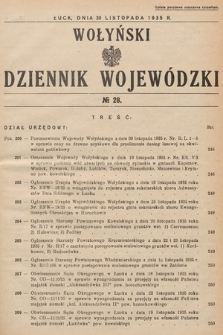 Wołyński Dziennik Wojewódzki. 1935, nr 28
