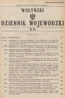 Wołyński Dziennik Wojewódzki. 1935, nr 30