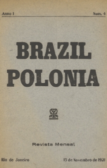 Brazil-Polonia : revista mensal. 1921, nr 4