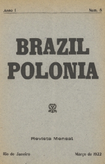 Brazil-Polonia : revista mensal. 1922, nr 8