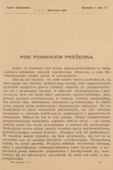 Świat Słowiański. R.1, T.2, 1905, [nr 9]
