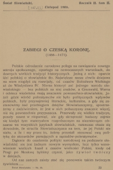 Świat Słowiański. R.2, T.2, 1906, [nr 23]