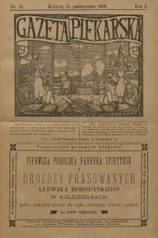 Gazeta Piekarska. R.1, 1908, nr 10