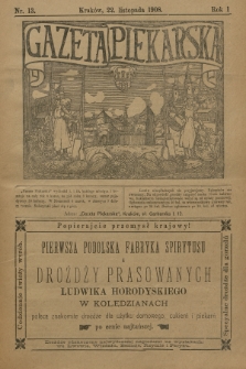 Gazeta Piekarska. R.1, 1908, nr 13
