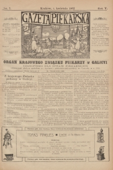 Gazeta Piekarska. R.5, 1912, nr 7