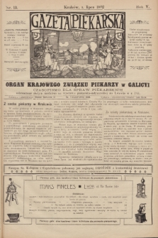 Gazeta Piekarska. R.5, 1912, nr 13