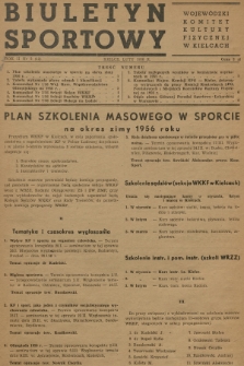 Biuletyn Sportowy. R.2, 1956, nr 2