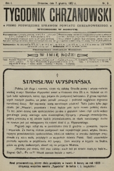 Tygodnik Chrzanowski : pismo poświęcone sprawom powiatu chrzanowskiego. R.1, 1907, nr 6