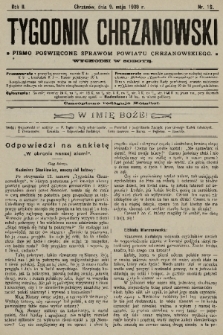 Tygodnik Chrzanowski : pismo poświęcone sprawom powiatu chrzanowskiego. R.2, 1908, nr 19