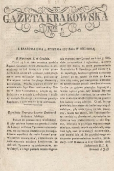 Gazeta Krakowska. 1817, nr 2