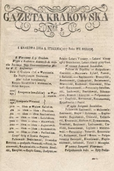 Gazeta Krakowska. 1817, nr 3