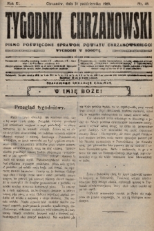 Tygodnik Chrzanowski : pismo poświęcone sprawom powiatu chrzanowskiego. R.3, 1909, nr 44