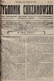 Tygodnik Chrzanowski : pismo poświęcone sprawom powiatu chrzanowskiego. R.3, 1909, nr 45