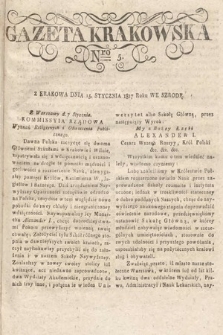 Gazeta Krakowska. 1817, nr 5