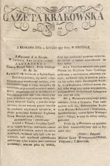 Gazeta Krakowska. 1817, nr 10