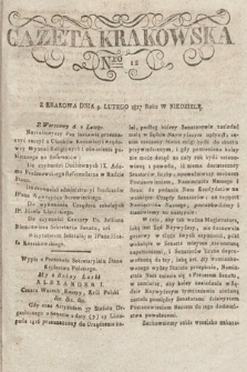 Gazeta Krakowska. 1817, nr 12