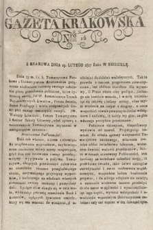 Gazeta Krakowska. 1817, nr 16