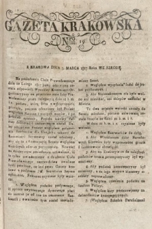 Gazeta Krakowska. 1817, nr 19