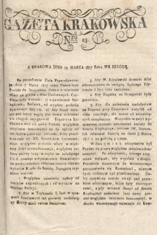 Gazeta Krakowska. 1817, nr 23