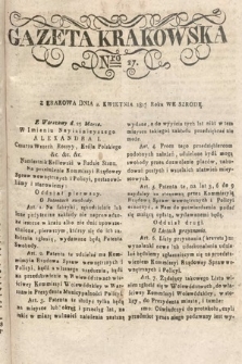 Gazeta Krakowska. 1817, nr 27