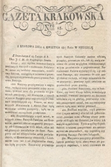 Gazeta Krakowska. 1817, nr 28