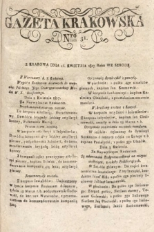 Gazeta Krakowska. 1817, nr 31