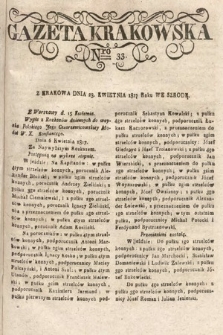 Gazeta Krakowska. 1817, nr 33