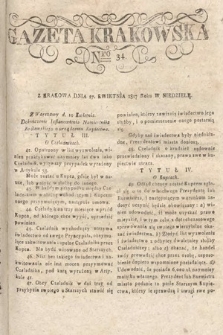 Gazeta Krakowska. 1817, nr 34