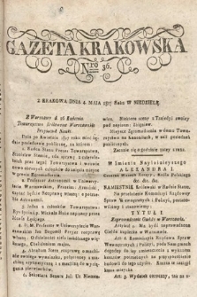 Gazeta Krakowska. 1817, nr 36