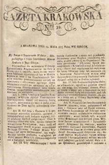Gazeta Krakowska. 1817, nr 39