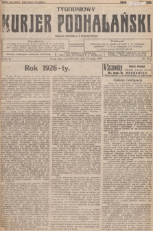 Tygodniowy Kurjer Podhalański : organ Podhala i zdrojowisk. R.2, 1927, nr 21