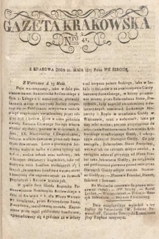 Gazeta Krakowska. 1817, nr 41