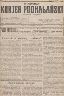 Tygodniowy Kurjer Podhalański : organ Podhala i zdrojowisk. R.2, 1927, nr 29