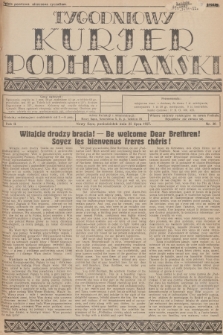 Tygodniowy Kurjer Podhalański. R.2, 1927, nr 30