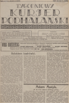 Tygodniowy Kurjer Podhalański. R.2, 1927, nr 32