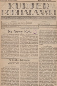 Kurjer Podhalański. R.3, 1928, nr 1