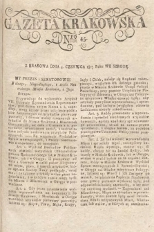 Gazeta Krakowska. 1817, nr 45
