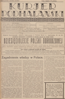 Kurjer Podhalański. R.3, 1928, nr 39