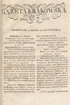 Gazeta Krakowska. 1817, nr 48