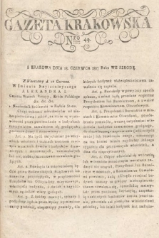 Gazeta Krakowska. 1817, nr 49