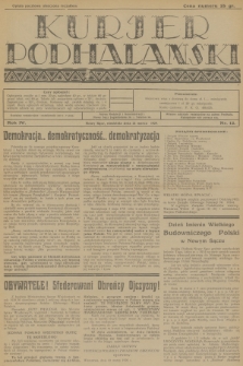 Kurjer Podhalański. R.4, 1929, nr 12